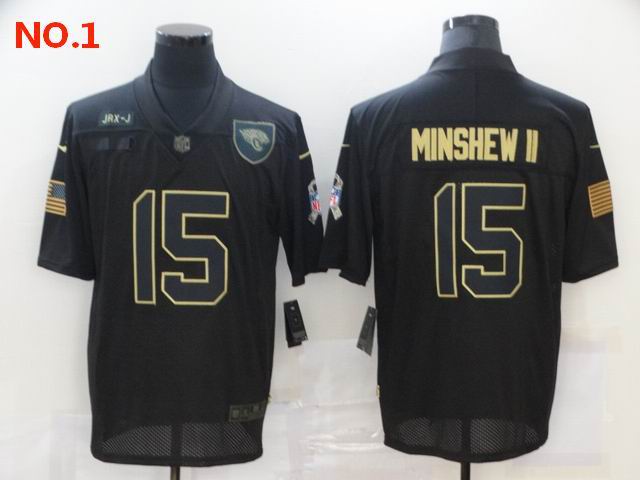 Men's Jacksonville Jaguars #15 Gardner Minshew II Jerseys-3